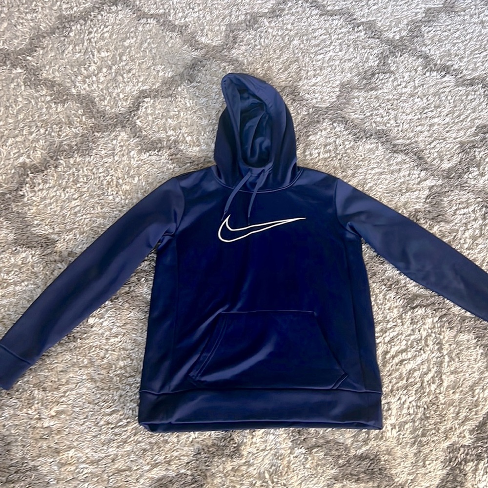 Nike Dri-Fit Womens Navy Blue Hoodie. Size: S